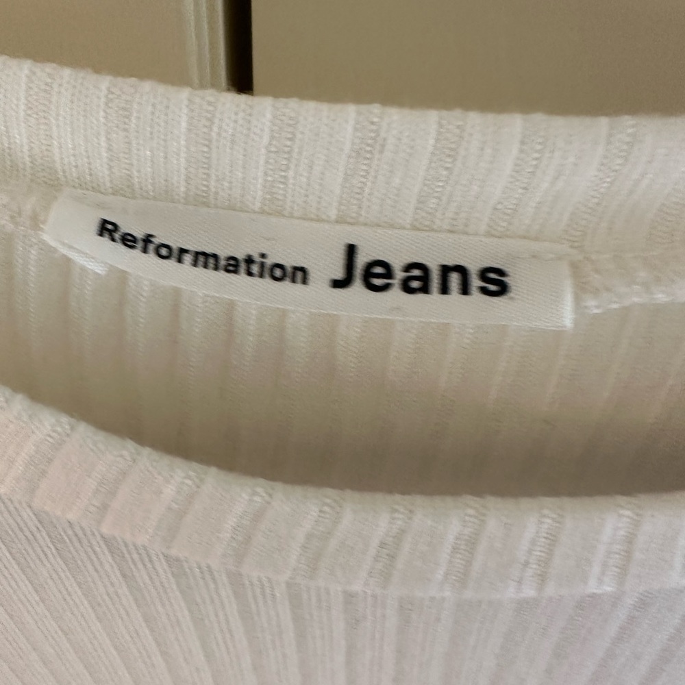 Reformation jeans top